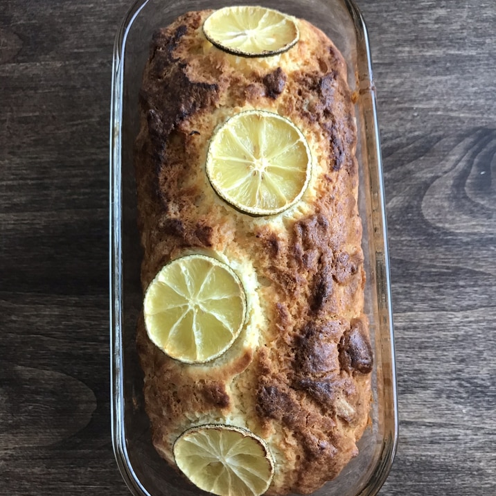 ホットケーキミックスですだちケーキ！